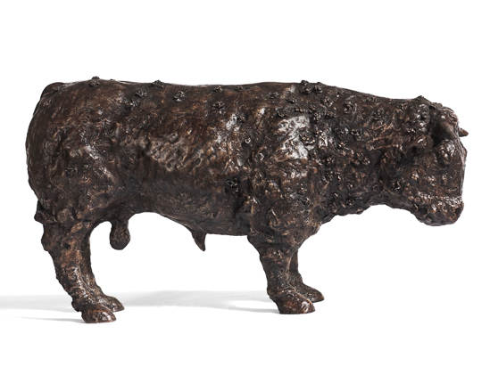 Bull with Flowers