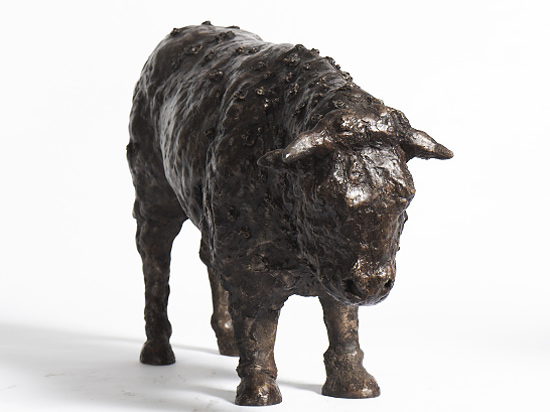 Bull with Flowers