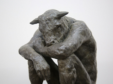 Sitting Minotaur (sold)