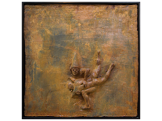 Fighting Clowns I (Marble Resin or Iron Resin)