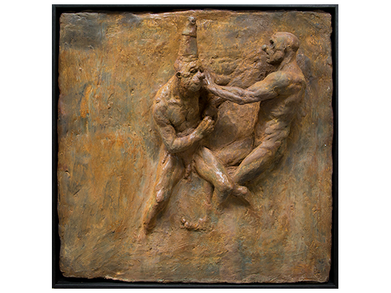 Fighting Clowns III (Marble Resin or Iron Resin)