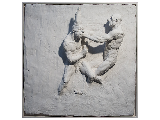 Fighting Clowns III (Marble Resin or Iron Resin)