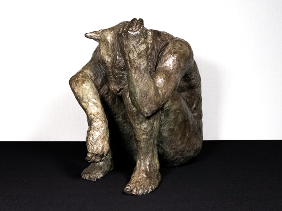 Minotaur (holding horn)