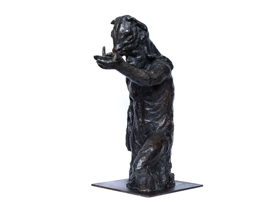 Theseus with candle ¾ study