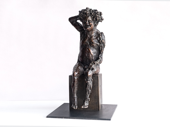 Seated Bacchus (with vines)